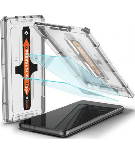 Apsauginis grūdintas stiklas Samsung Galaxy S21 Plus telefonui "Spigen Glas.TR EZ Fit"