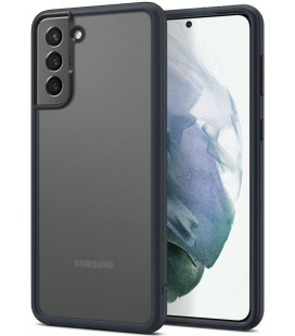 Tamsiai pilkas dėklas Samsung Galaxy S21 Plus telefonui "Spigen Cyrill Color Brick"