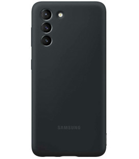Originalus juodas dėklas "Silicone Cover" Samsung Galaxy S21 telefonui "EF-PG991TBE"