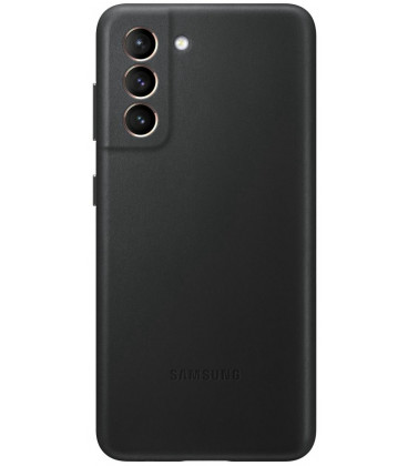 Originalus juodas dėklas "Leather Cover" Samsung Galaxy S21 Plus telefonui "EF-VG996LBE"
