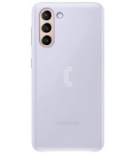 Originalus violetinis dėklas "LED Cover" Samsung Galaxy S21 telefonui "EF-KG991CVE"
