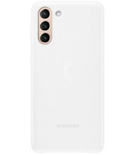 Originalus baltas dėklas "LED Cover" Samsung Galaxy S21 Plus telefonui "EF-KG996CWE"