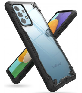 Juodas dėklas Samsung Galaxy A52 4G/5G telefonui "Ringke Fusion X"