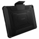 Juodas atverčiamas dėklas Apple iPad Air 4 / 5 / 6 / 2020 / 2022 / 2024 planšetei "Spigen Rugged Armor PRO"