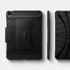Juodas atverčiamas dėklas Apple iPad Air 4 / 5 / 6 / 2020 / 2022 / 2024 planšetei "Spigen Rugged Armor PRO"