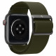 Khaki spalvos apyrankė Apple Watch 4 / 5 / 6 / 7 / 8 / 9 / SE / Ultra 1 / 2 (42 / 44 / 45 / 49 mm) laikrodžiui "Spigen Fit Lite"