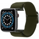 Khaki spalvos apyrankė Apple Watch 6 / 7 / 8 / 9 / 10 / SE / Ultra 1 / 2 ( 44 / 45 / 46 / 49 mm) laikrodžiui "Spigen Fit Lite"