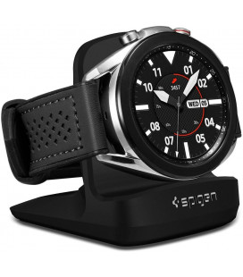 Juodas stovas Samsung Galaxy Watch 3 / 4 laikrodžiams "Spigen S352 Night Stand"