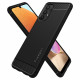 Juodas dėklas Samsung Galaxy A52 / A52s telefonui "Spigen Rugged Armor"