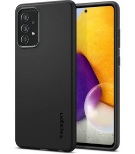 Juodas dėklas Samsung Galaxy A72 telefonui "Spigen Thin Fit"