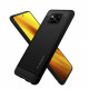 Juodas dėklas Xiaomi Poco X3 Pro / X3 NFC telefonui "Spigen Rugged Armor"