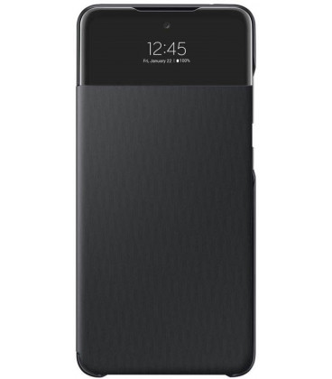 Originalus juodas atverčiamas dėklas "S-View Case" Samsung Galaxy A52 telefonui "EF-EA525PBE"
