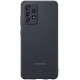 Originalus juodas dėklas "Silicone Cover" Samsung Galaxy A52 telefonui "EF-PA525TBE"