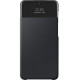 Originalus juodas atverčiamas dėklas "S-View Case" Samsung Galaxy A32 LTE telefonui "EF-EA325PBE"