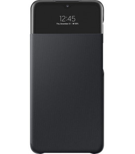 Originalus juodas atverčiamas dėklas "S-View Case" Samsung Galaxy A32 LTE telefonui "EF-EA325PBE"