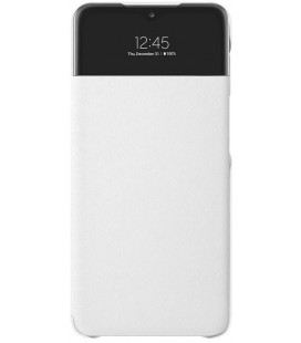Originalus baltas atverčiamas dėklas "S-View Case" Samsung Galaxy A32 LTE telefonui "EF-EA325PWE"