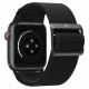 Juoda apyrankė Apple Watch 6 / 7 / 8 / 9 / 10 / SE / Ultra 1 / 2 ( 44 / 45 / 46 / 49 mm) laikrodžiui "Spigen Fit Lite"