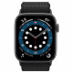 Juoda apyrankė Apple Watch 6 / 7 / 8 / 9 / 10 / SE / Ultra 1 / 2 ( 44 / 45 / 46 / 49 mm) laikrodžiui "Spigen Fit Lite"