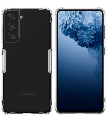 Skaidrus silikoninis dėklas Samsung Galaxy S21 telefonui "Nillkin Nature"