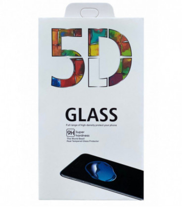 LCD apsauginis stikliukas 5D Full Glue Samsung A725 A72 lenktas juodas