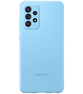 Originalus mėlynas dėklas "Silicone Cover" Samsung Galaxy A52 telefonui "EF-PA525TLE"