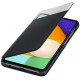 Originalus juodas atverčiamas dėklas "S-View Case" Samsung Galaxy A72 telefonui "EF-EA725PBE"