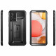 Juodas dėklas Samsung Galaxy A52 LTE/5G telefonui "Supcase Unicorn Beetle Pro"