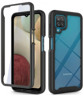 Juodas dėklas Samsung Galaxy M12 telefonui "Tech-protect Defense360"