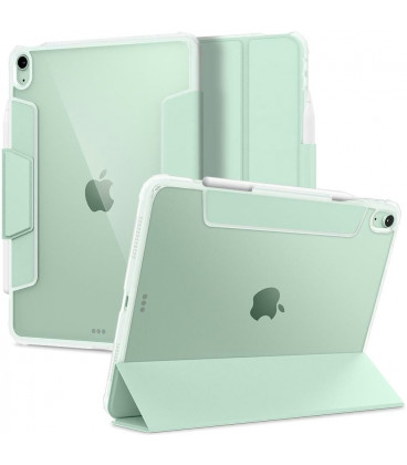 Žalias atverčiamas dėklas Apple iPad Air 4 2020 / 5 2022 planšetei "Spigen Ultra Hybrid Pro"