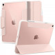 Rausvai auksinės spalvos atverčiamas dėklas Apple iPad Air 4 / 5 / 6 / 2020 / 2022 / 2024 planšetei "Spigen Ultra Hybrid Pro"