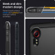 Juodas dėklas Samsung Galaxy Xcover 5 telefonui "Spigen Tough Armor"