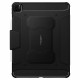 Juodas atverčiamas dėklas Apple iPad Pro 11 2020 / 2021 / 2022 planšetei "Spigen Rugged Armor PRO"
