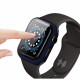Juodas dėklas Apple Watch 4 / 5 / 6 / SE 1 / 2 / 3 (44MM) laikrodžiui "Tech-Protect Defense360"