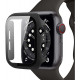 Juodas dėklas Apple Watch 4 / 5 / 6 / SE 1 / 2 / 3 (44MM) laikrodžiui "Tech-Protect Defense360"