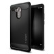 Juodas dėklas Huawei Mate 8 telefonui "Spigen Rugged Armor"