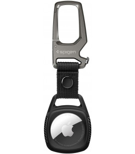 Juodas dėklas Apple Airtag 1 / 2 "Spigen Rugged Armor"