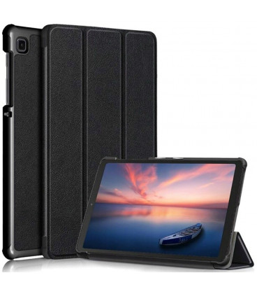 Juodas atverčiamas dėklas Samsung Galaxy Tab A7 Lite 8.7 T220 / T225 planšetei "Tech-Protect Smartcase"