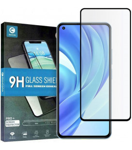 Juodas apsauginis grūdintas stiklas Xiaomi Mi 11 Lite / Mi 11 Lite 5G telefonui "Mocolo TG Full Glue"