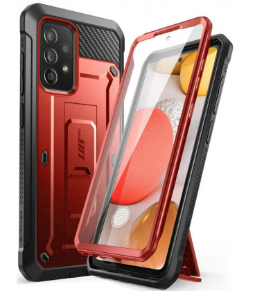 Raudonas dėklas Samsung Galaxy A52 LTE/5G telefonui "Supcase Unicorn Beetle Pro"