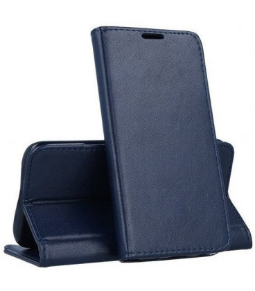 Mėlynas atverčiamas dėklas Samsung Galaxy A12 telefonui "Smart Magnetic"
