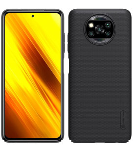 Juodas dėklas Xiaomi Poco X3 NFC / X3 Pro telefonui "Nillkin Frosted Shield"