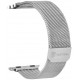 Sidabrinės spalvos apyrankė Apple Watch 1/2/3/4/5/6/7/8/9/SE (42/44/45mm) laikrodžiui "Tactical 356 Loop Magnetic Stainless Stee