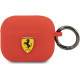 Raudonas dėklas Apple Airpods 3 ausinėms "FEA3SILRE Ferrari Silicone Case"