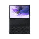 Originalus juodas atverčiamas dėklas su klaviatūra Samsung Galaxy S7 Plus / S7 Plus Lite planšetei "EF-DT730UBE"