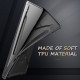 Juodas atverčiamas dėklas Samsung Galaxy Tab S7 FE 5G 12.4 T730 / T736B planšetei "Infiland Multiple Angles"