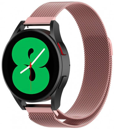 Rausvai auksinės spalvos apyrankė Samsung Galaxy Watch 4 40 / 42 / 44 / 46  mm laikrodžiui \