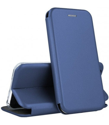 Mėlynas atverčiamas dėklas Samsung Galaxy A02S telefonui "Book Elegance"