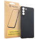 Juodas dėklas Samsung Galaxy S21 Plus telefonui "Tactical MagForce Aramid Cover"