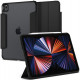 Juodas atverčiamas dėklas Apple iPad Pro 11 2020 / 2021 / 2022 planšetei "Spigen Ultra Hybrid Pro"