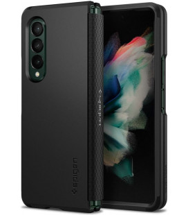 Juodas dėklas Samsung Galaxy Z Fold 3 telefonui "Spigen Tough Armor"